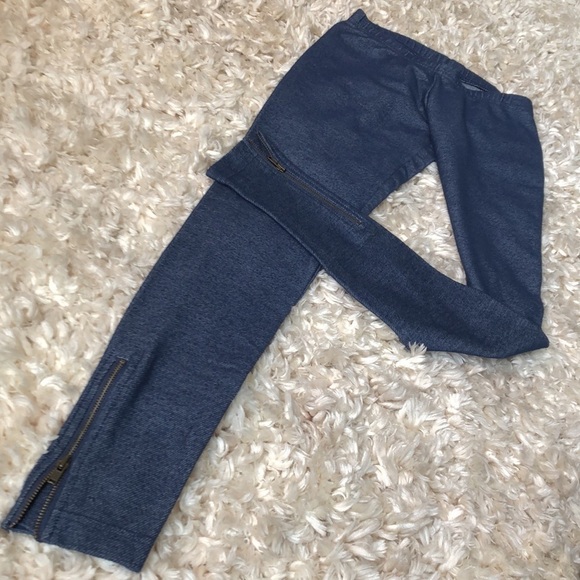 Old Navy Denim Look Leggings w Zip Ankle - XS - Picture 2 of 7